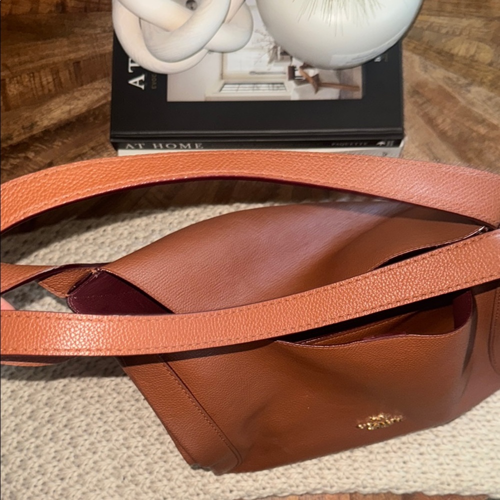 Coach Brown Leather Shoulder Bag - Picture 5 of 7